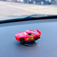 Linked Steering Mustang Alloy Car Ornament, Car Dashboard Mini Racing Model Decor