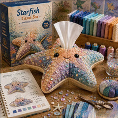 DIY Quilted Animal Tissue Box Cover Kit | Beginner Friendly Hand Sewing Craft Home Decor