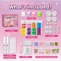 DIY Stress Ball Making Kit – 12PCS Squishy Maker Set with Beads, Glitter & Paw Molds