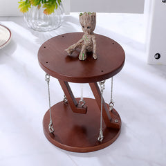 Tensegrity Wooden Display Stand Anti-Gravity Suspension Rack Tabletop Jewelry Aroma Candle Storage Decor Ornament