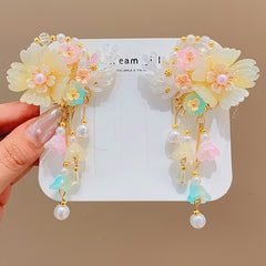 Hanfu Hair Accessories for Girls: Tassels, Traditional Chinese Style Hair Clips, Princess-Style Hair Ornaments