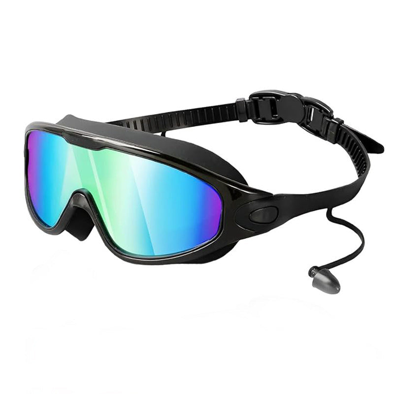 Goggles Swimming Adult Swim-Goggles: Wide View with UV400 Protection Anti Fog No Leak for Men and Women