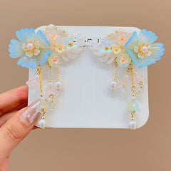Hanfu Hair Accessories for Girls: Tassels, Traditional Chinese Style Hair Clips, Princess-Style Hair Ornaments