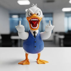 Angry Animals Gang Figurine Set – Funny Cartoon Animal Desk Decor, Cute Grumpy Office Ornaments, Personality Desktop Collectibles for Home & Workspace