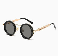 Polarized Round Sunglasses ND9 Adjustable Dimming Sun Glasses