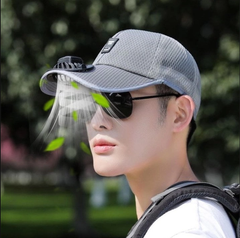 2026 New Ultralight UV Protection Baseball Cap with Solar Fan