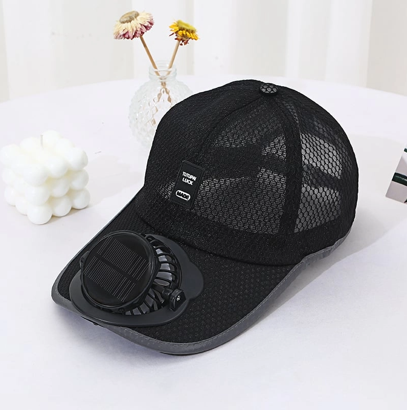 2026 New Ultralight UV Protection Baseball Cap with Solar Fan