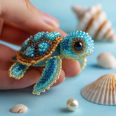 Octopus Bead Embroidery Kit DIY Handmade Beaded Embroidery Art Craft Set for Beginners Home Wall Decor Gift