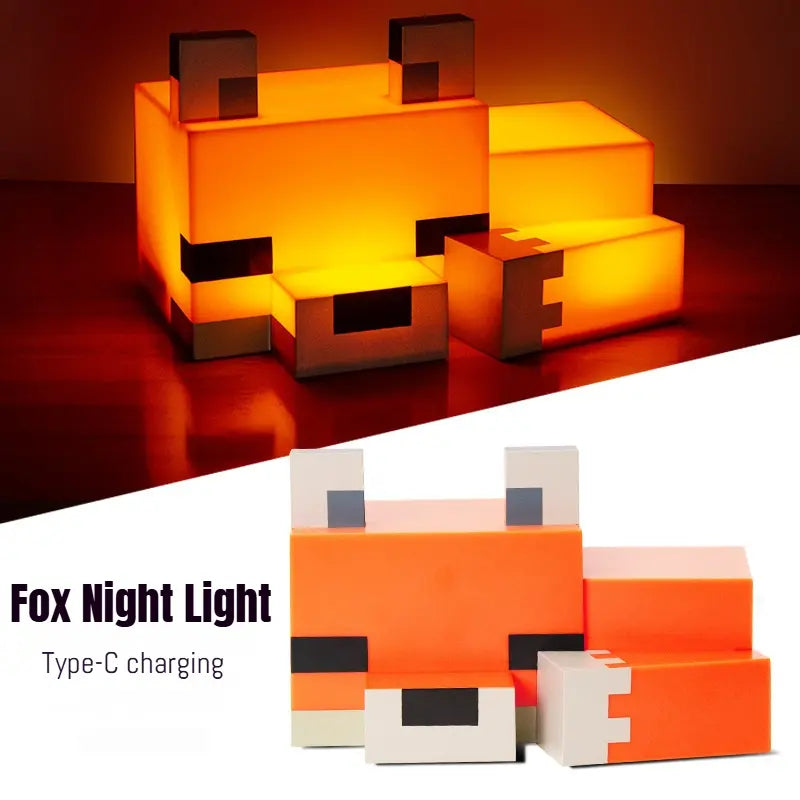 DIY Pixel Lantern Night Light 16-Color RGB USB-C Rechargeable Remote Control Four Modes Gamer Bedroom Decor Unique Birthday Gift Christmas Lights Supplies