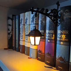 Mini Library Lantern – A Quiet Glow for Your Bookshelf