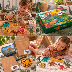 24-Day Dinosaur Toy Advent Calendar with Surprise Figures
