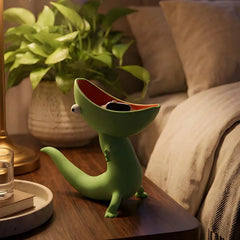 Cartoon Lizard PLA Storage Tray, Multi-Purpose Bar Soap Holder & Jewelry Candy Tray, Funny Novelty Desktop Decor Gift for Home