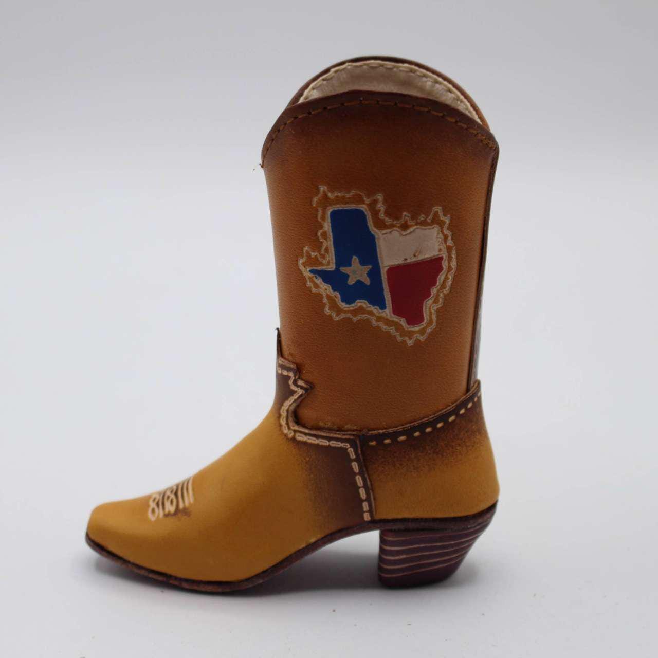 Genuine Handmade Leather Cowboy Boot Home Decor /Texas map/Decoration/Home decor/Rodeo gift/Ornament