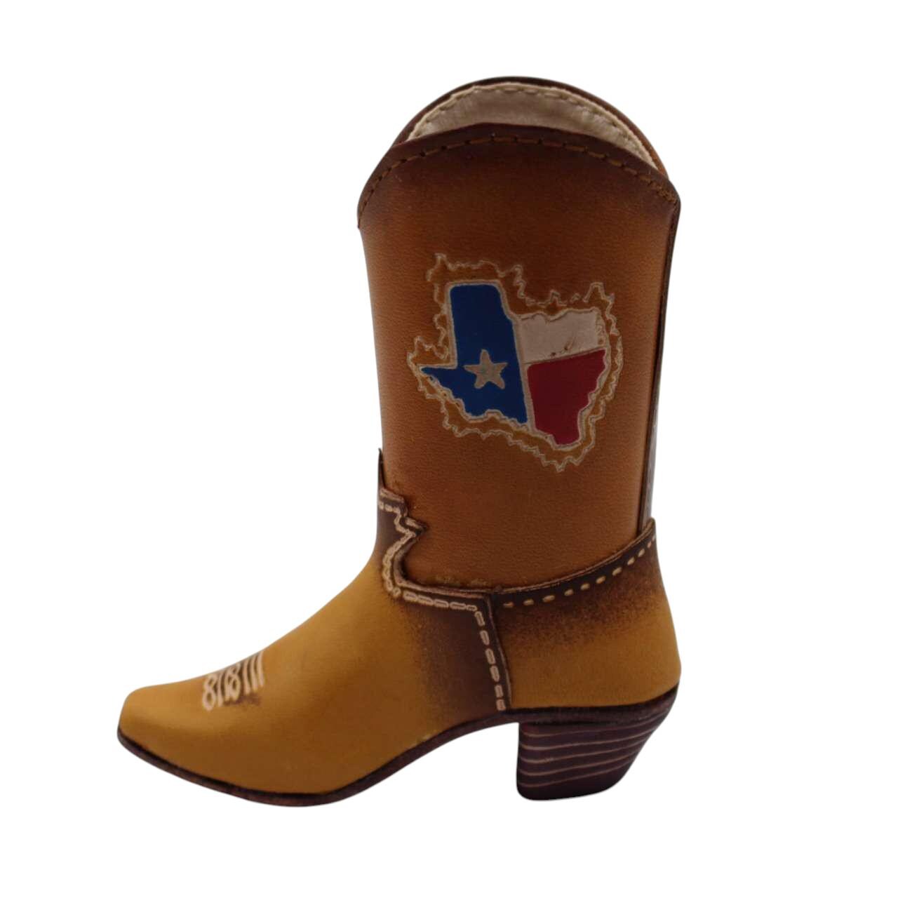 Genuine Handmade Leather Cowboy Boot Home Decor /Texas map/Decoration/Home decor/Rodeo gift/Ornament