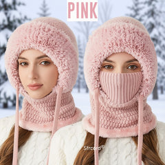 4-in-1 Full-Covering Winter Beanie Hat
