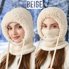 4-in-1 Full-Covering Winter Beanie Hat