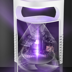 UV Fly Trap With Transparent Catch Box