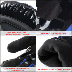 Warm motorcycle gloves