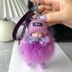 Soft Plush Doll Keychain